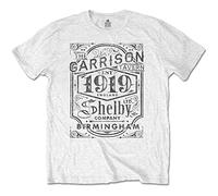 Peaky Blinders Merch - Camiseta - para Hombre Blanco Blanco XL
