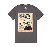 Peaky Glericers T Shirt Hombre Adultos Arthur Shelby Poster Boxing Club Grey Top M