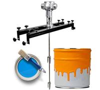pealiritansemen Agitador Neumático, Soporte Mezclador De Pintura con Agitador Centrífugo Plegable, Mezclador IBC para Pintura Al Agua, Recubrimientos Finos, Tinta, Resina, Adhesivo