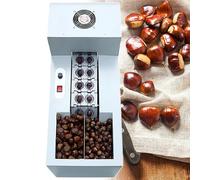 pealiritansemen Cortadora Automática De Castañas, Cortadora Comercial De Cadena, Profundidad Y Dirección Ajustables (0,5-2,5 mm), Eficiencia De 60-120 kg/H, con 2 Moldes Dual-Lane