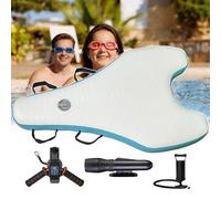 pealiritansemen Kit De Iniciación A La Tabla De Surf Eléctrica: Tabla Inflable 3 En 1 con Scooter Subacuático, 9 Velocidades, Flotador Desmontable para Aprender A Remar Y Propulsor Manual 500W10Ah