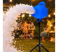 pealiritansemen Máquina Pulverizadora De Espuma 150 W, Soplador con Alcance De 3-5 M, Trípode De 100-130 cm, Bomba Y Caja De Control para Cumpleaños, Campamentos Y Carnavales, Diversión Blue