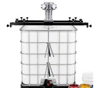 pealiritansemen Mezclador Neumático IBC, Agitador Centrífugo Plegable con Motor 5 Cilindros, Montaje Robusto IBC, Control Continuo 0-2600 RPM para Recubrimientos, Tinta Y Pegamento