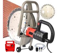 pealiritansemen Sierra Circular para Hormigón, Máquina Portátil para Cortar Paredes De Hormigón, Motor Sin Escobillas De 7800 RPM + Hoja De Sierra De Diamante De 41 cm, Corte En Húmedo Sin Polvo