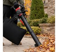 pealiritansemen Soplador Aspirador Triturador 40V con hasta 211 mph 4×5.0Ah | Hasta 156 CFM, 6 Velocidades Y Bolsa De 40 L Ayudan A Realizar Una Limpieza Estacional Eficiente