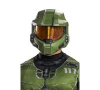 PEALO Unisex adulto Master Chief Full Helmet Máscara de disfraz, Red, XXL