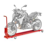 Peana Aparcamiento de Moto con calzo para rueda Smart Mover, max. 450 kg, rojo