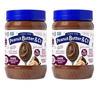 Peanut Butter & Co. Dark Chocolatey Dreams - Mantequilla de maní, proyecto verificado sin OMG, sin gluten, vegana, tarros de 16 onzas (paquete de 2)