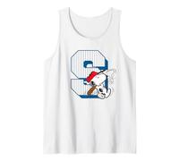 Peanuts Baseball Swing Varsity Sports Comics Classic Camiseta sin Mangas