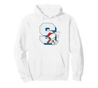 Peanuts Baseball Swing Varsity Sports Comics Classic Sudadera con Capucha