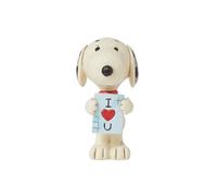 Peanuts by Jim Shore Snoopy I Love You Sign Mini Figura