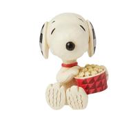 Peanuts by Jim Shore Snoopy Popcorn - Mini Figura de Palomitas
