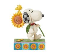 Peanuts by Jim Shore Snoopy Woodstock - Figura de Girasol