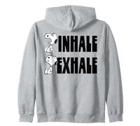 PEANUTS Cacahuetes - Snoopy Inhalar Exhale Sudadera con Capucha