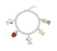 Peanuts Characters Unisex Pulsera Plateado Metal
