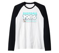 Peanuts Charlie Brown Baseball Team Epic 86 Juego Deportivo Héroe Camiseta Manga Raglan