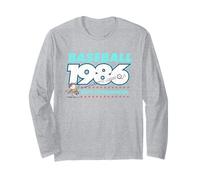 Peanuts Charlie Brown Baseball Team Epic 86 Juego Deportivo Héroe Manga Larga