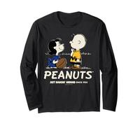 Peanuts Charlie Brown Lucy Pasar el rato EE.UU. Fútbol Divertido Clásico Manga Larga