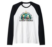 Peanuts Charlie Brown Navidad Sally Big Kid Sparkly Box Friends Camiseta Manga Raglan