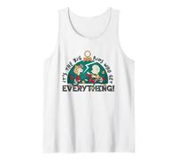 Peanuts Charlie Brown Navidad Sally Big Kid Sparkly Box Friends Camiseta sin Mangas