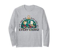 Peanuts Charlie Brown Navidad Sally Big Kid Sparkly Box Friends Manga Larga