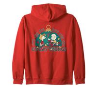Peanuts Charlie Brown Navidad Sally Big Kid Sparkly Box Friends Sudadera con Capucha