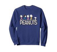 Peanuts - Comic All Stars Sudadera, Unisex para Adultos, Azul Marino, S