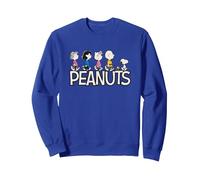 Peanuts - Comic All Stars Sudadera, Unisex para Adultos, Azul Real, XL