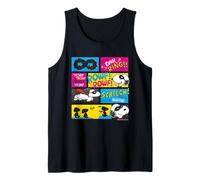 Peanuts Comic Snoopy Masked Hero Super Hero Rescue Dog Strip Camiseta sin Mangas