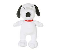 Peanuts for Pets Snoopy Figura clásica de peluche chirriante de 9 pulgadas, juguete de peluche blanco mediano para todos los perros, producto oficial de Peanuts, juguete chirriante de tela de felpa