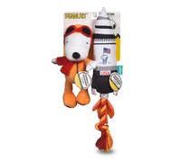 Peanuts for Pets Space Explorer Snoopy Plush and Rocket Shope Tug Tug Toy Toy Toys Squeaky Puppy Animal Ideal para perros pequeos y grandes