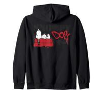 Peanuts Graffiti Snoopy Dog House Cool 90 Urban Art Street Sudadera con Capucha
