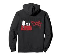 Peanuts Graffiti Snoopy Dog House Cool 90 Urban Art Street Sudadera con Capucha