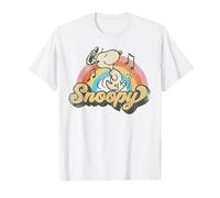 Peanuts Groovy Vibes Snoopy Music Retro 60s Vintage Festival Camiseta