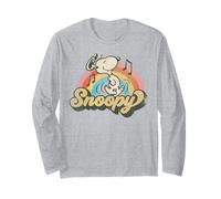 Peanuts Groovy Vibes Snoopy Music Retro 60s Vintage Festival Manga Larga