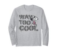 Peanuts Joe Cool Snoopy Way Too - Plantilla de Graffiti Manga Larga