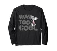 Peanuts Joe Cool Snoopy Way Too - Plantilla de Graffiti para Arte Urbano Manga Larga