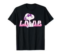 Peanuts Love Snoopy Joe Cool Retro Sombras Vintage Comic 90s Camiseta