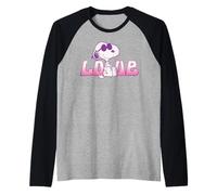 Peanuts Love Snoopy Joe Cool Retro Sombras Vintage Comic 90s Camiseta Manga Raglan