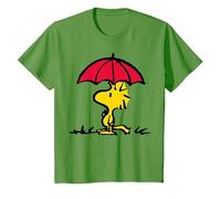 Peanuts - Paraguas Woodstock de Gran tamaño Camiseta, Niños, Hierba, 6 años