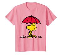Peanuts - Paraguas Woodstock de Gran tamaño Camiseta, Niños, Rosado, 6 años