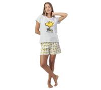 Peanuts Pijama Manga Corta Woodstock para Mujer