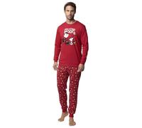 Peanuts Pijama Manga Larga HoHo Mood para Hombre