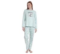 Peanuts Pijama Manga Larga Sleep Society para Mujer