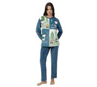Peanuts Pijama Manga Larga Terciopelo Beagle Scout para Mujer
