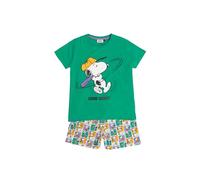 PEANUTS Pijama Niño Verano 100% Algodón - Pijama Manga Corta Good Grief para Niño - Pantalón Corto con Cinturilla Ajustable Estampado - Tejido Suave a