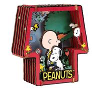 Peanuts puremind maqueta wooden theater healing hug