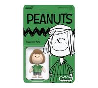 Peanuts Reaction Figures Peppermint Patty Figurine Wave 09 Figura de acción Retro de 3.75 Pulgadas