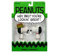 Peanuts reaction pack de 2 figuras snoopy & spike 10 cm