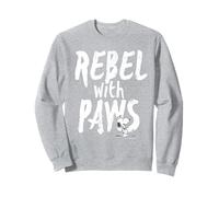 Peanuts Rebel with Paws Snoopy, cómic Retro de los 80, Genial y clásico Sudadera